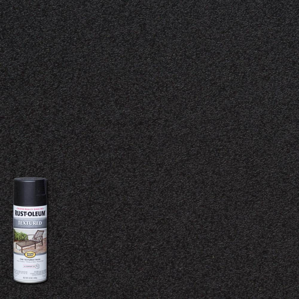 Rust-Oleum Stone Black Granite Spray Paint Black - Essential Home and Gifts