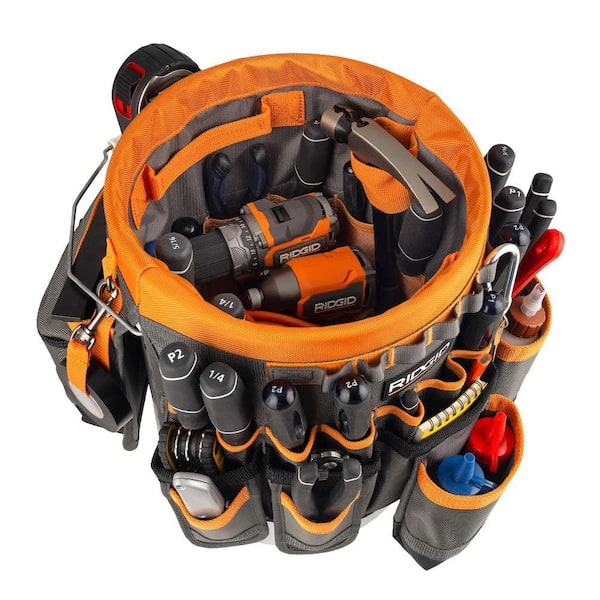 Bucket Idea Bucket Tool Organizer with 35 Pockets Fits to 3.5-5 Gallon Bucket (Orange) ?