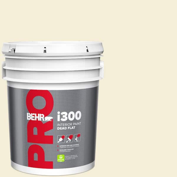 BEHR PRO 5 gal. #PPU7-14 Apple Core Dead Flat Interior Paint