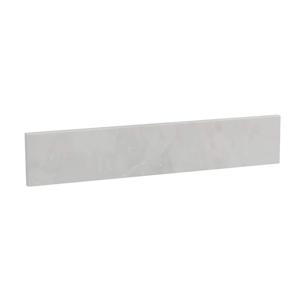 21.25" White Marble Bathroom Vanity Sidesplash