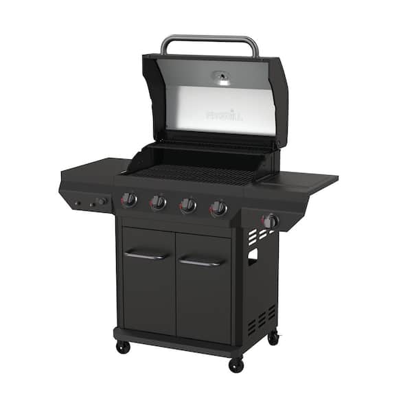 Nexgrill 4 Burner with Side Burner Propane Gas Grill in Nexgrill 4 Burner with Side Burner Propane Gas Grill in