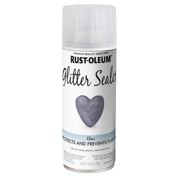 Rust-Oleum Specialty 10.25 oz. Clear Glitter Sealer Spray Paint 342606 -  The Home Depot