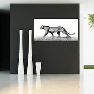 24 in. x 48 in. "Fearless 2" Frameless Free Floating Tempered Glass Panel Graphic Art