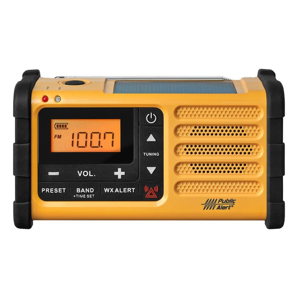 Sangean AM/FM Handcrank Solar Emergency Alert Radio MMR-88 - The