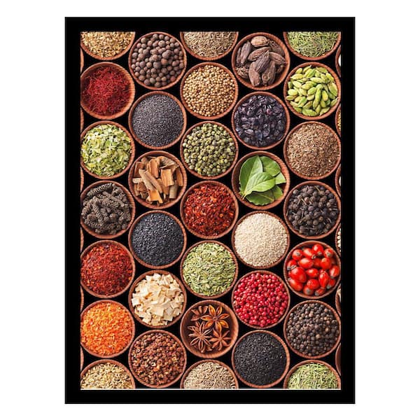 VENICE BEACH Collections SPICES FROM AFAR Framed Print by Unknown 1 Piece Framed Graphic Print Abstract Poster Art Print 18 in. x 14 in.