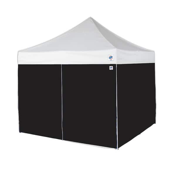 E-Z UP 10 ft. Black Sidewalls, 4-Pack (Includes 1 Mid-Zip Wall
