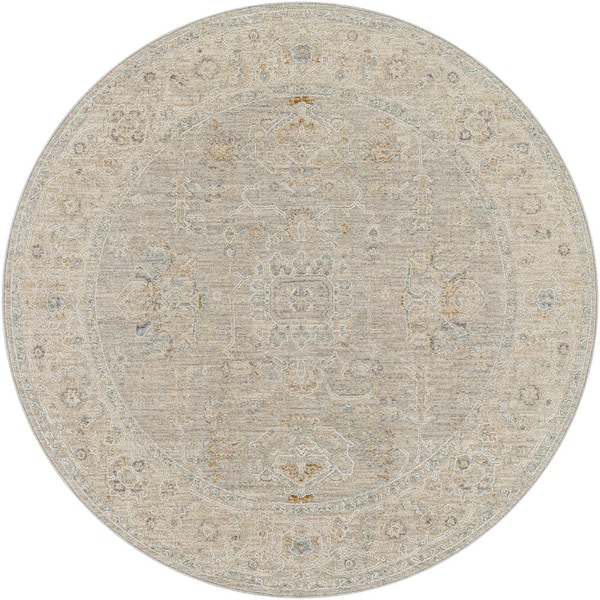 Artistic Weavers Katara Light Gray 8 ft. Round Indoor Area Rug