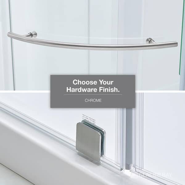 Glacier Bay Glamour 32 in. x 76.40 in. Corner Drain Corner Shower