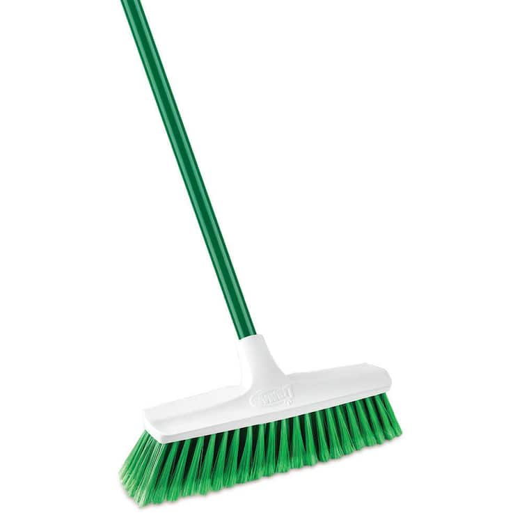 Libman 13 in. Smooth Surface Push Broom with Steel Handle