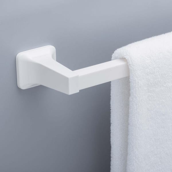 Replacement Towel Bar Rod White 24 in Bathroom Accessories Hardware Plastic New 