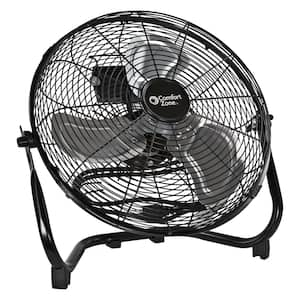 Comfort Zone 14 in. 3-Speed Floor Fan with 180-Degree Adjustable