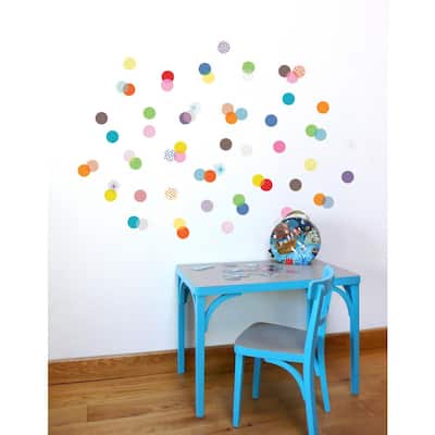 Black Wall Decals Multicolored AdzifGrid 
