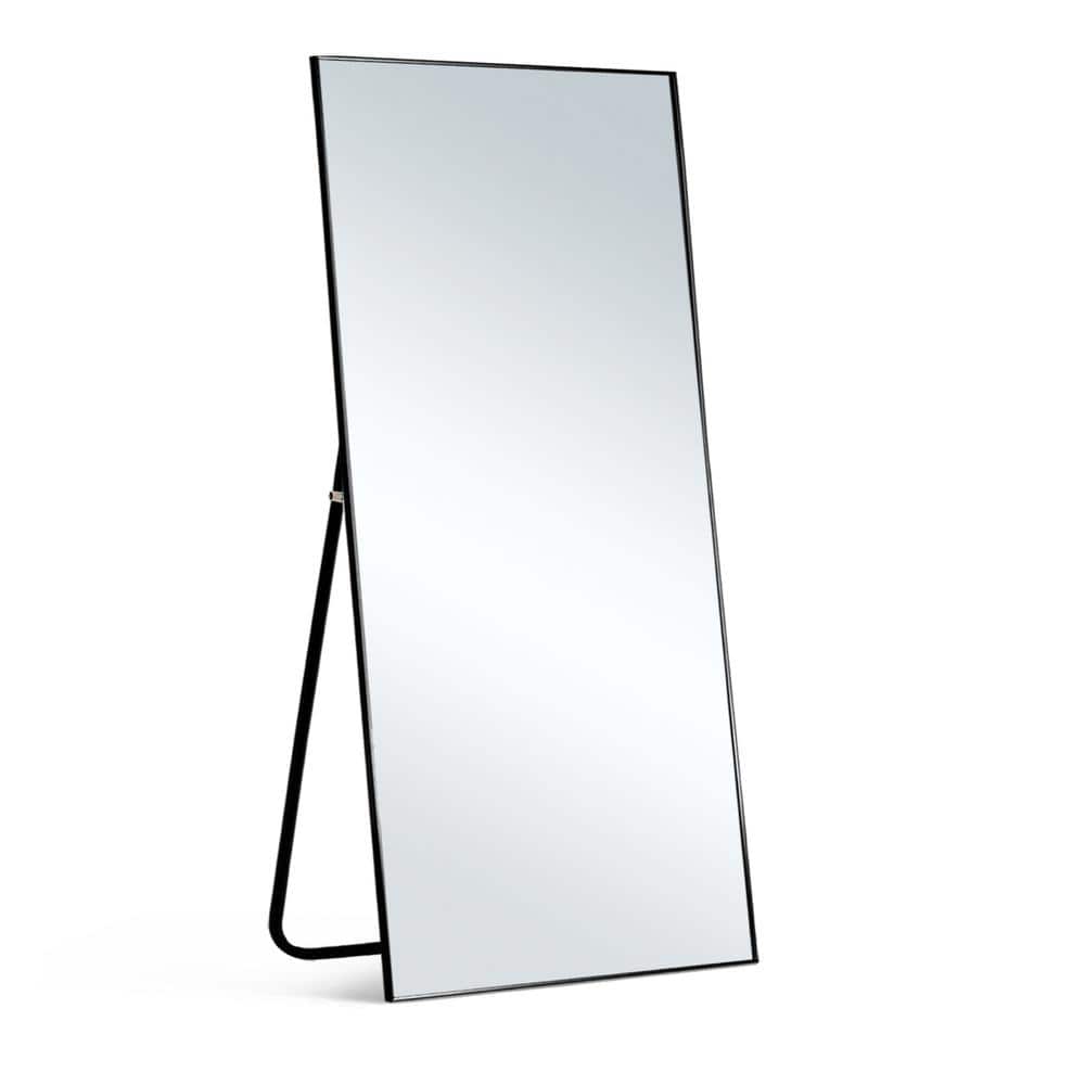 31 in. x 70 in. Modern Rectangle Full Length Mirror Aluminum Alloy Thin Fra