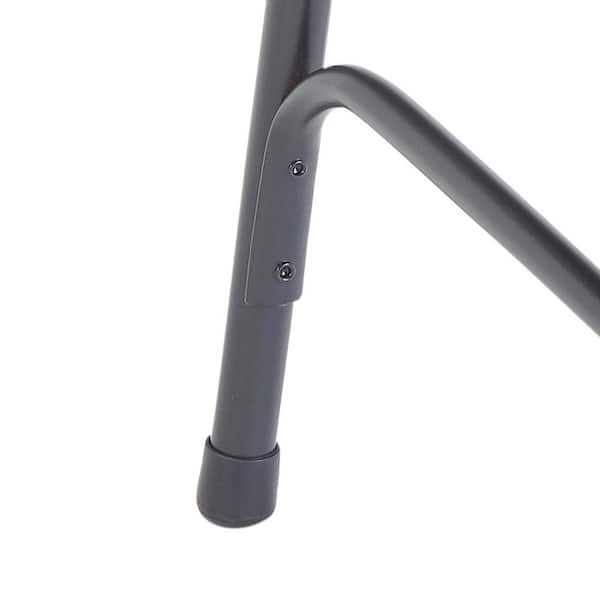 National Public Seating Blue Fabric Padded Seat Stackable Folding