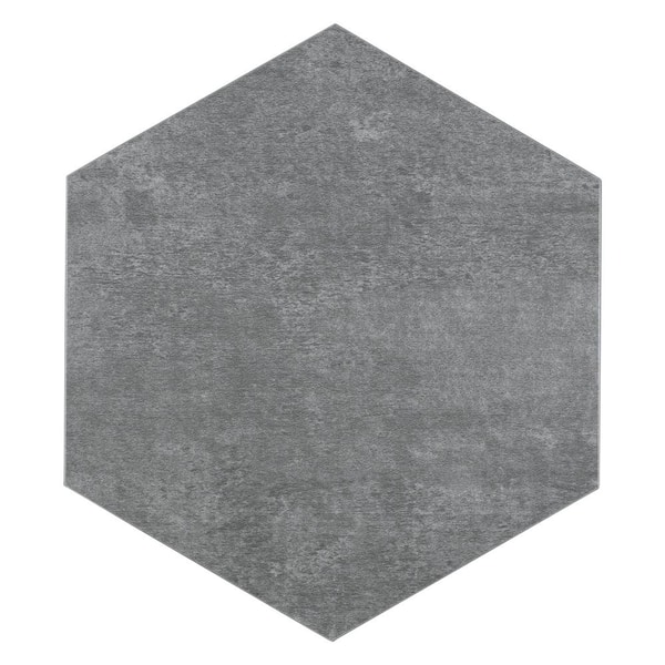 Lucida Surfaces Take Home Sample - BaseCore HEX Gray Waterproof Peel and Stick Vinyl Plank Flooring - 5.75 in. W x 5.75 in. L