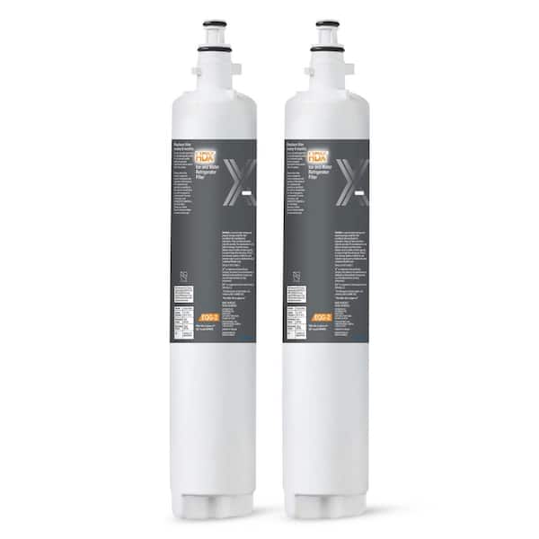 HDX EQG-2 RPWFE Premium Refrigerator Water Filter Replacement (2 Pack)