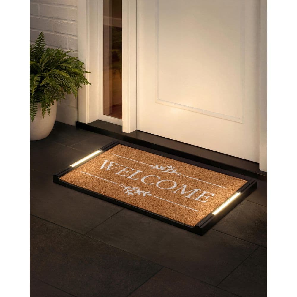 BriteStep Framed 32.5 in. x 18.5 in. Pressure-Activated, Wireless, Auto Shut-Off, Indoor/Outdoor LED Door Mat price history on PriceWatchPro