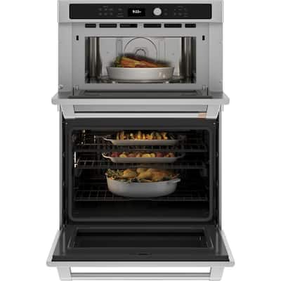 30 in. Double Electric Wall Oven With Convection and Advantium Self Cleaning in Stainless Steel