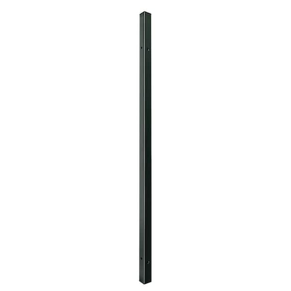 Village Ironsmith Metropolitan & Traditional 1-1/4 in. X 1-1/4 in. X 36-3/4 in. Black Steel Newel Post