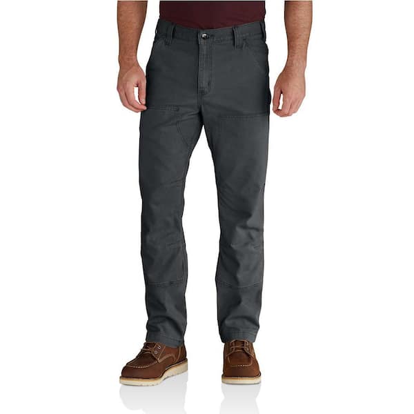 Carhartt Men's 38 in. x 36 in. Shadow Cotton/Spandex Rugged Flex Rigby Double Front Pant