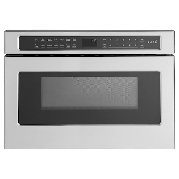 Cafe 24 in. Width . 1.2 cu.ft. Built-In Microwave Drawer in Stainless Steel with Sensor Cooking