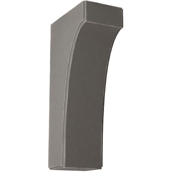 Ekena Millwork 3-1/2 in. x 12 in. x 6 in. Reclaimed Grey Clarksville Wood Vintage Decor Bracket