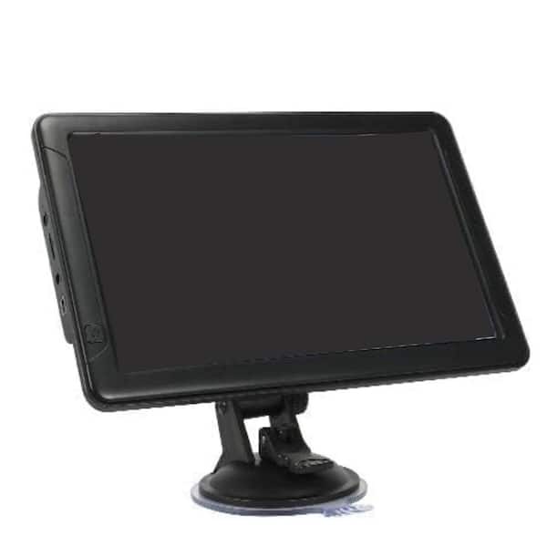 Lukyamzn 9 in. Touch Screen Car Truck GPS Navigator 2025 Maps Free Lifetime Updates Custom Truck Routing Semi Trucker System