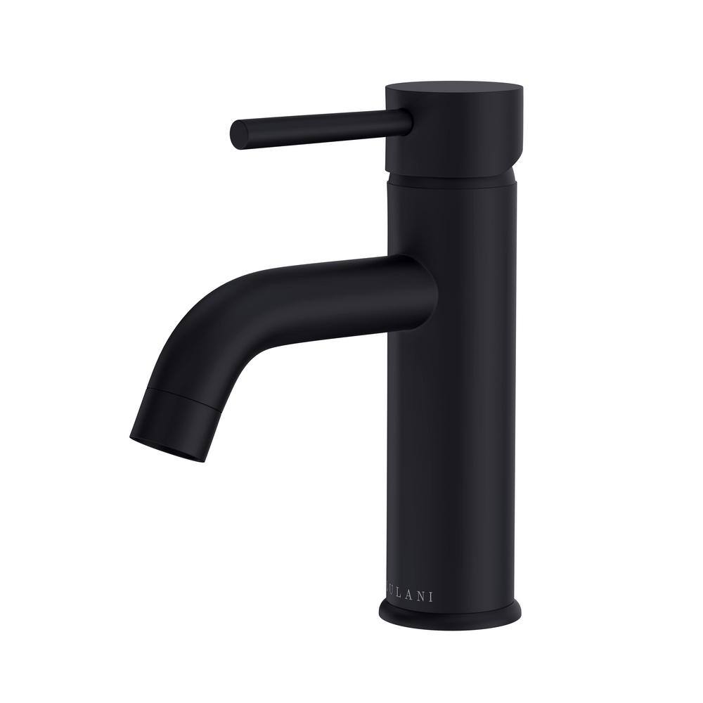 Lulani St. Lucia Single Hole Single-Handle Bathroom Faucet in Matte ...