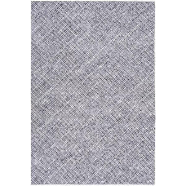 Nourison Washables Grey 4 ft. x 6 ft. Abstract Contemporary Area Rug