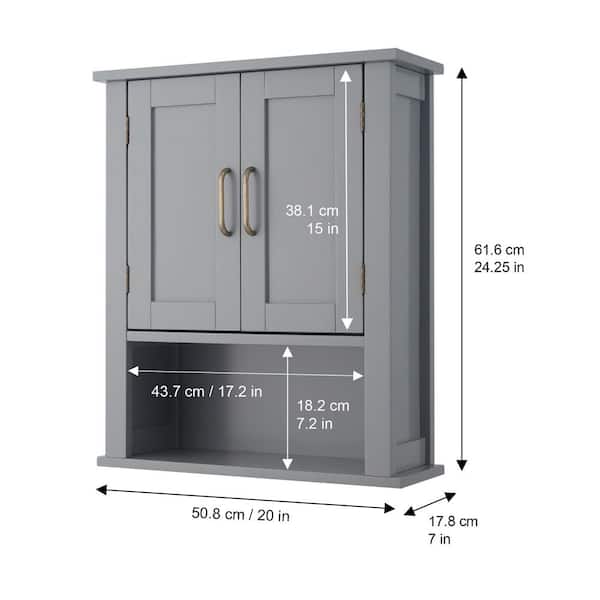 Teamson Home Mercer Mid Century Modern 20.07 in. W x 7.08 in. D x