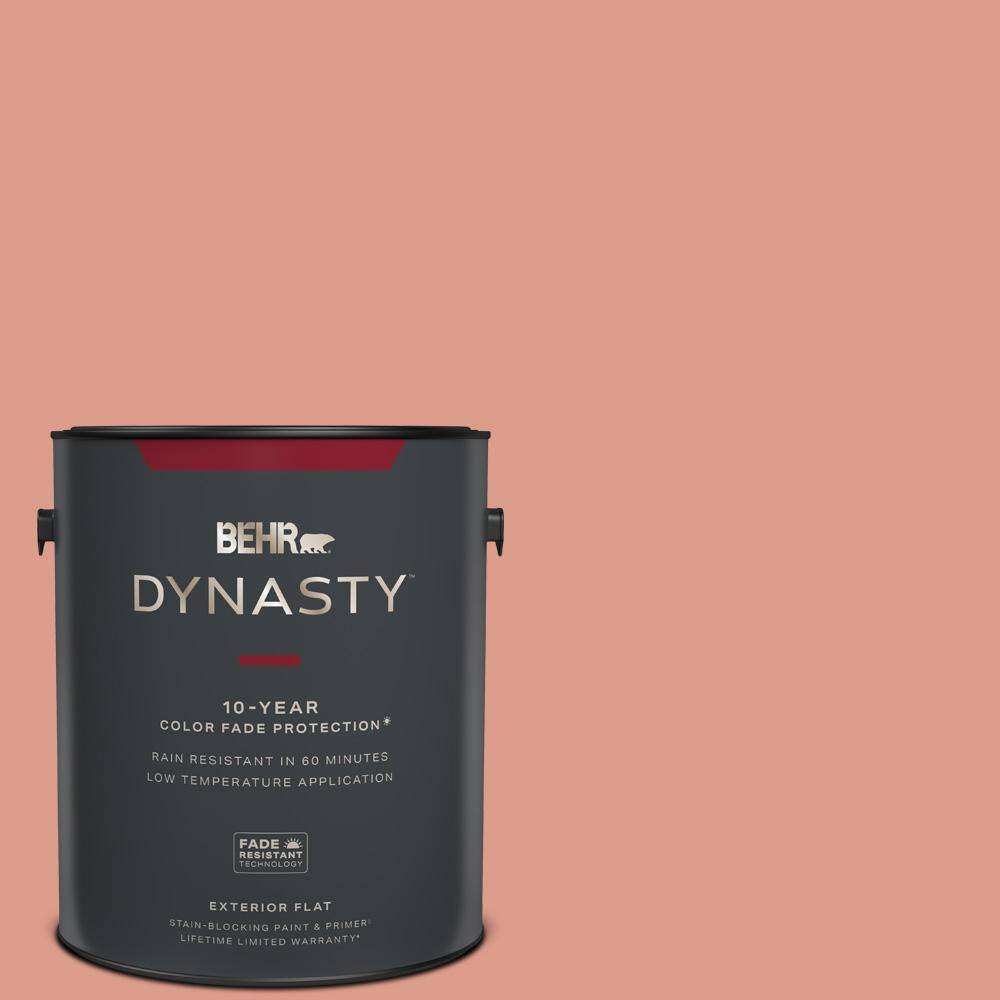 BEHR DYNASTY 1 gal. 210D4 Medium Terracotta Flat Exterior Stain