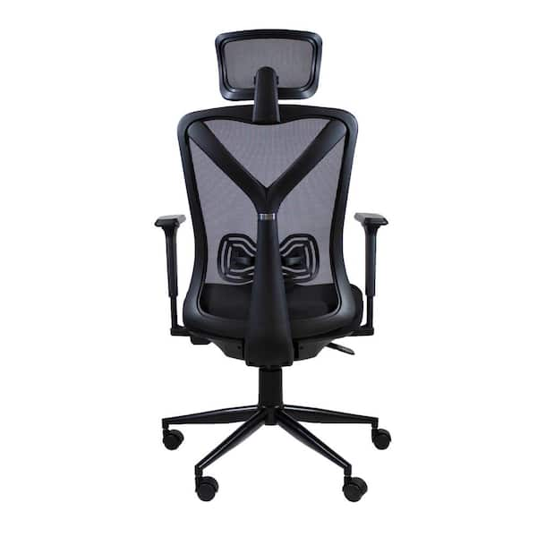 x Rocker Office Oscar High-Back Ergonomic Mesh Office Chair - Black