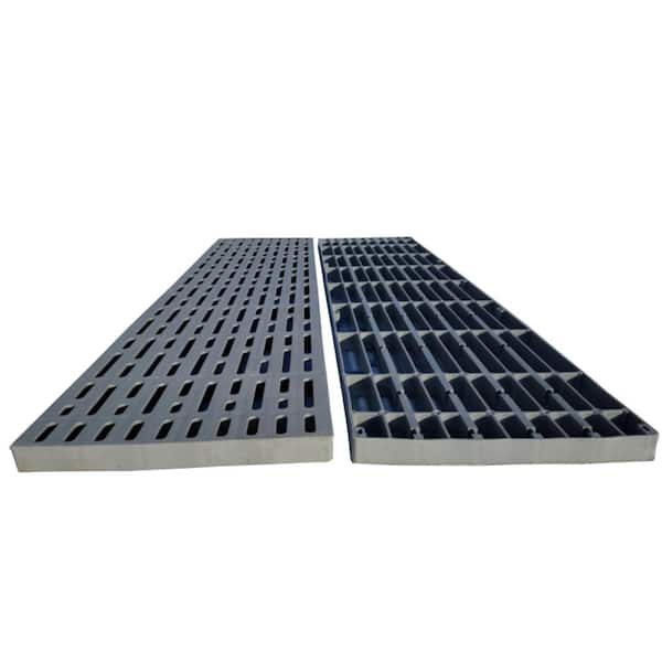 Patriot Docks 1 ft. x 4 ft. Dock-Top Panel Ribbed Poly