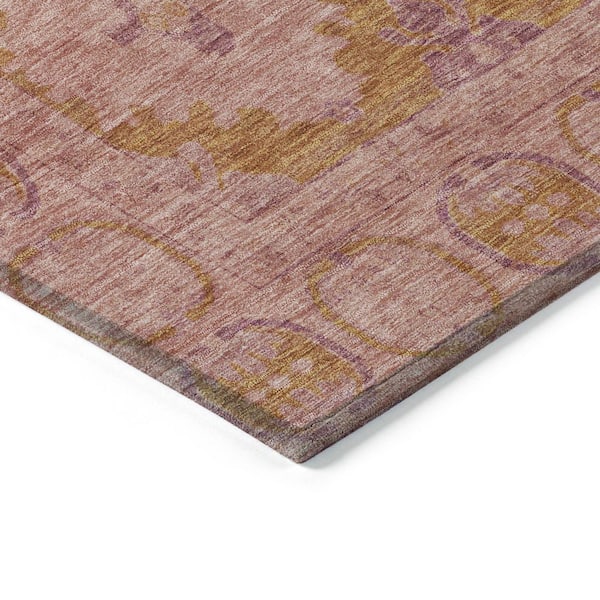 Chantille Machine Washable Indoor/Outdoor Abstract ACN1760 Blush 8 ft. x 10 ft. Area Rug