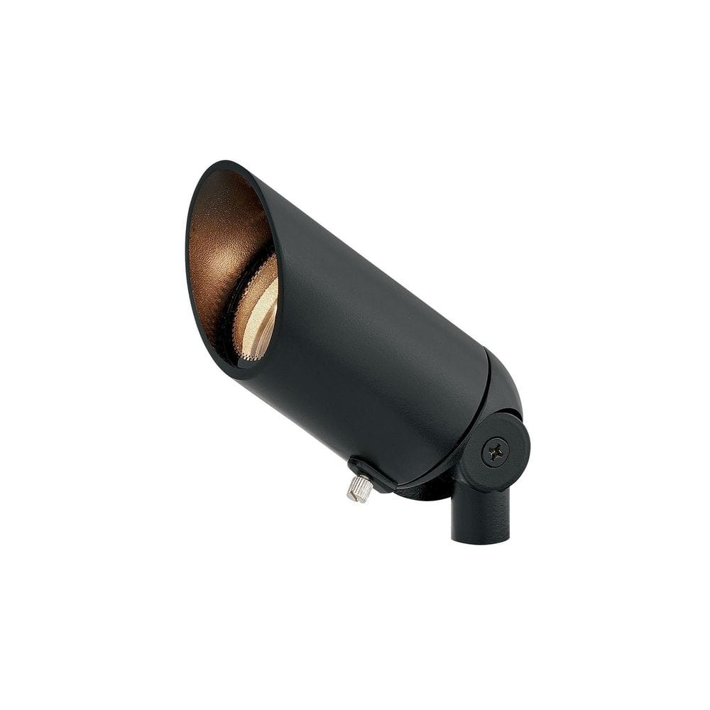Satin Black Low Voltage LED Spot Light with Clear Lens