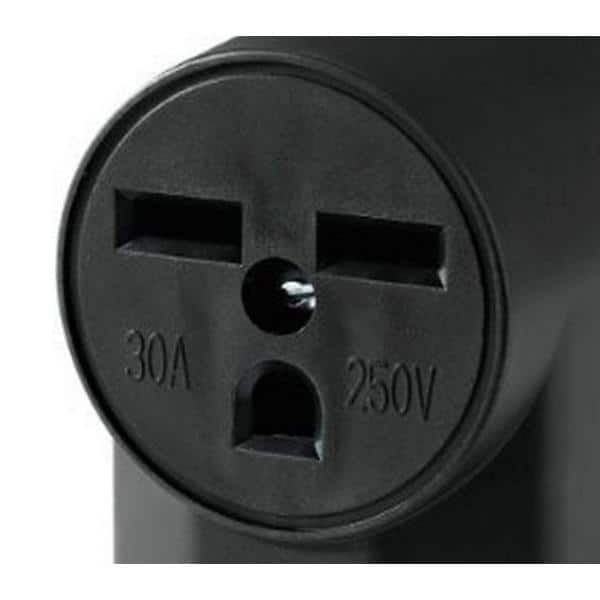 OUTLET【黒 ブラック 140㎝×30本】 Eaton 30 Amp 2-Pole 3-Wire 240-Volt Surface Mount Power Receptacle