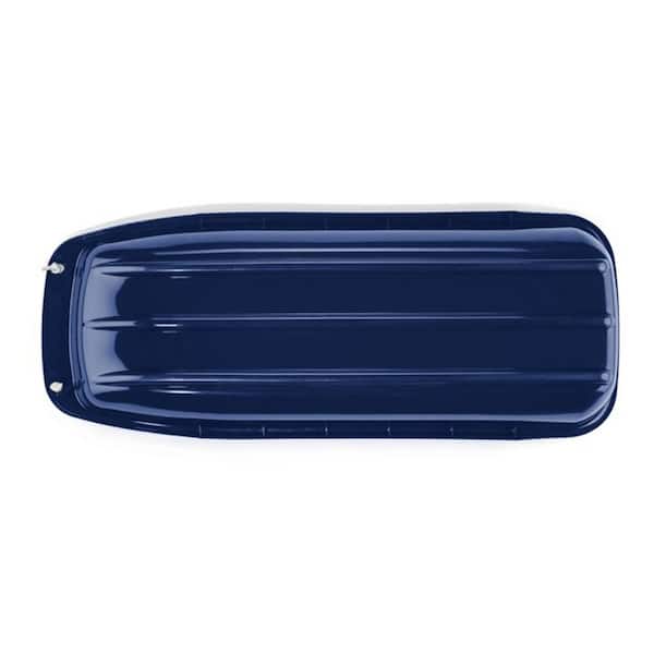 Kids 48 in. Plastic Snow Toboggan Sled with Pull Rope, Blue (3-Pack)