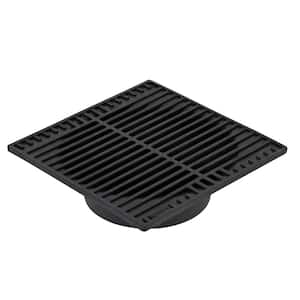 Menkxi 4 Pcs Round Drain Cover PE Flat Catch Drainage Basin Black Plastic  Grate Sewer Cap Cover for Yard Sewer Lawns Shower Patios Outdoor Downspout