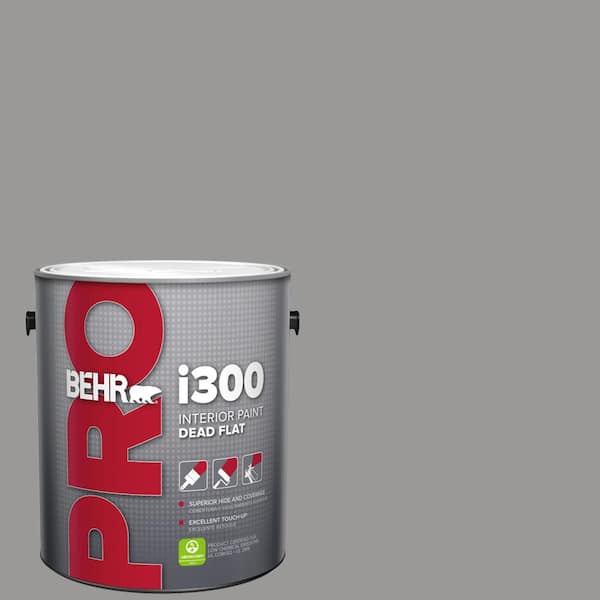 BEHR PRO 1 gal. #HDC-NT-10A Dolphin Gray Dead Flat Interior Paint