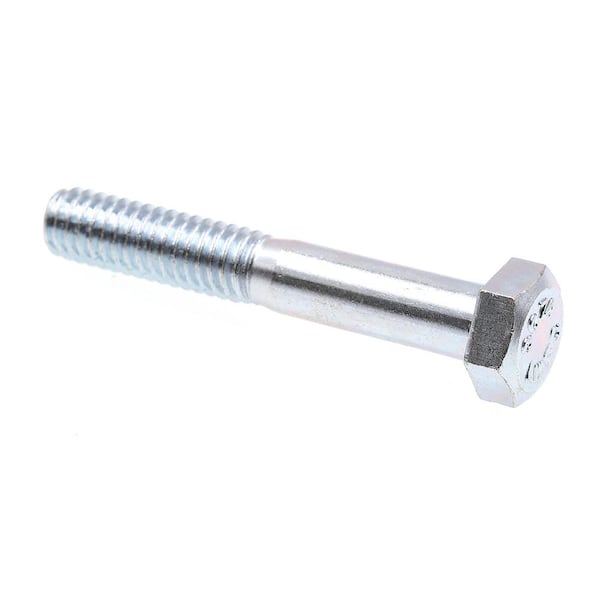 Prime-Line 5/16 in.-18 x 2 in. A307 Grade A Zinc Plated Steel Hex Bolts (50-Pack)