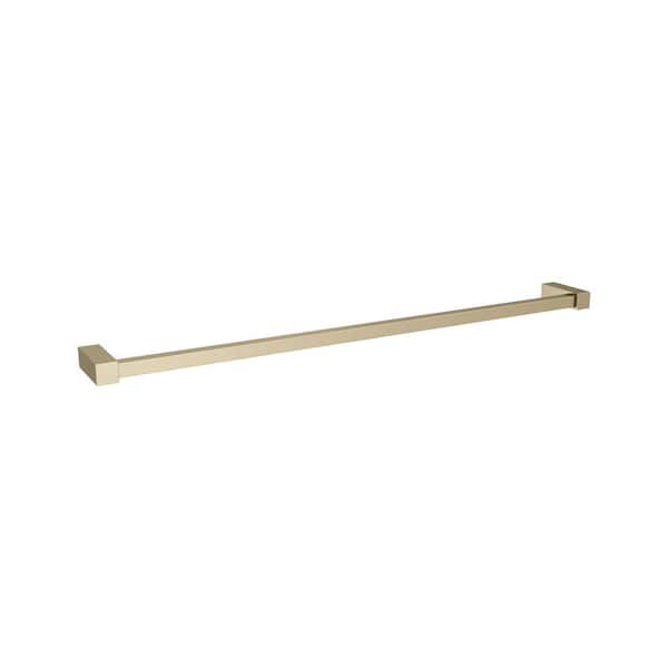 Amerock Monument 24 in. (610 mm) L Towel Bar in Golden Champagne