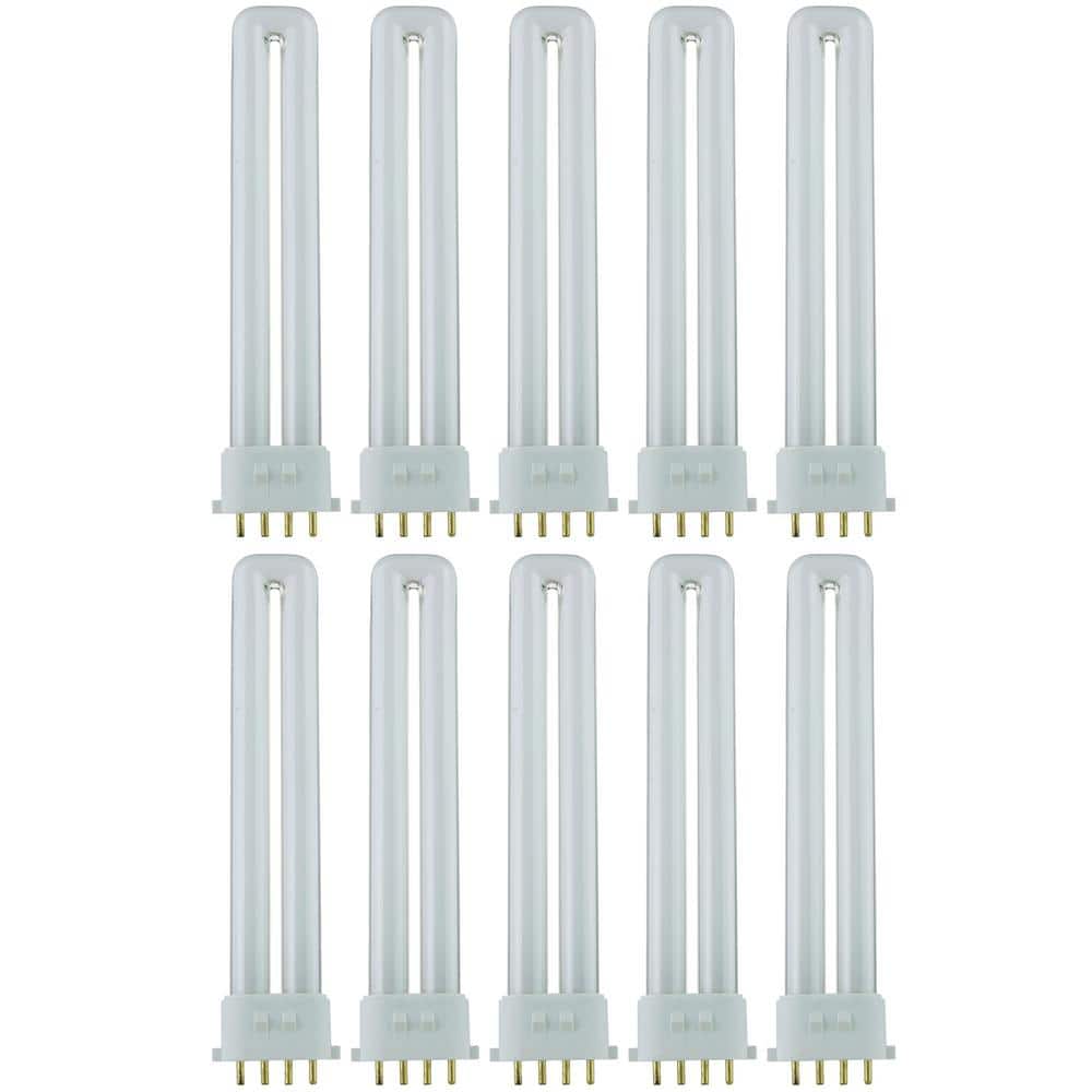 48-Watt Equivalent PL U-Shaped Plug-In 2GX7 4-Pin Base CFL Light Bulb in Tr