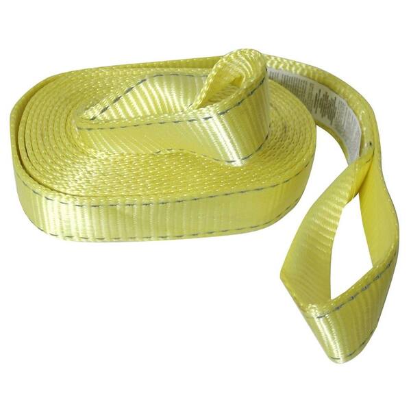 Reese 9426400 20 Reflective Tow Strap with Loop Ends 
