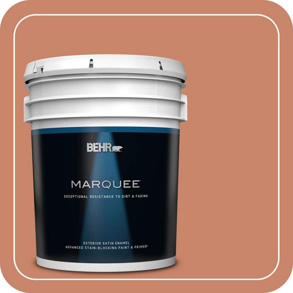 5 gal. #MQ4-39 Cabana Melon Satin Enamel Exterior Paint & Primer price history on PriceWatchPro