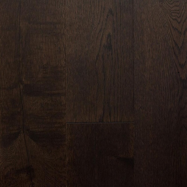 Castlebury French Roast Eurosawn White Oak 3/4 in. T x 5 in. W Wire Brushed Solid Hardwood Flooring (20 sq. ft./Case)