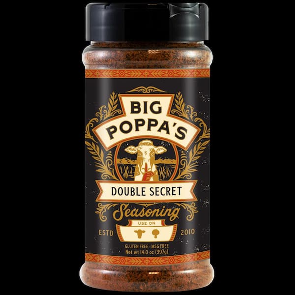 BIG POPPA DOUBLE SECRET STEAK RUB 14.0 oz.