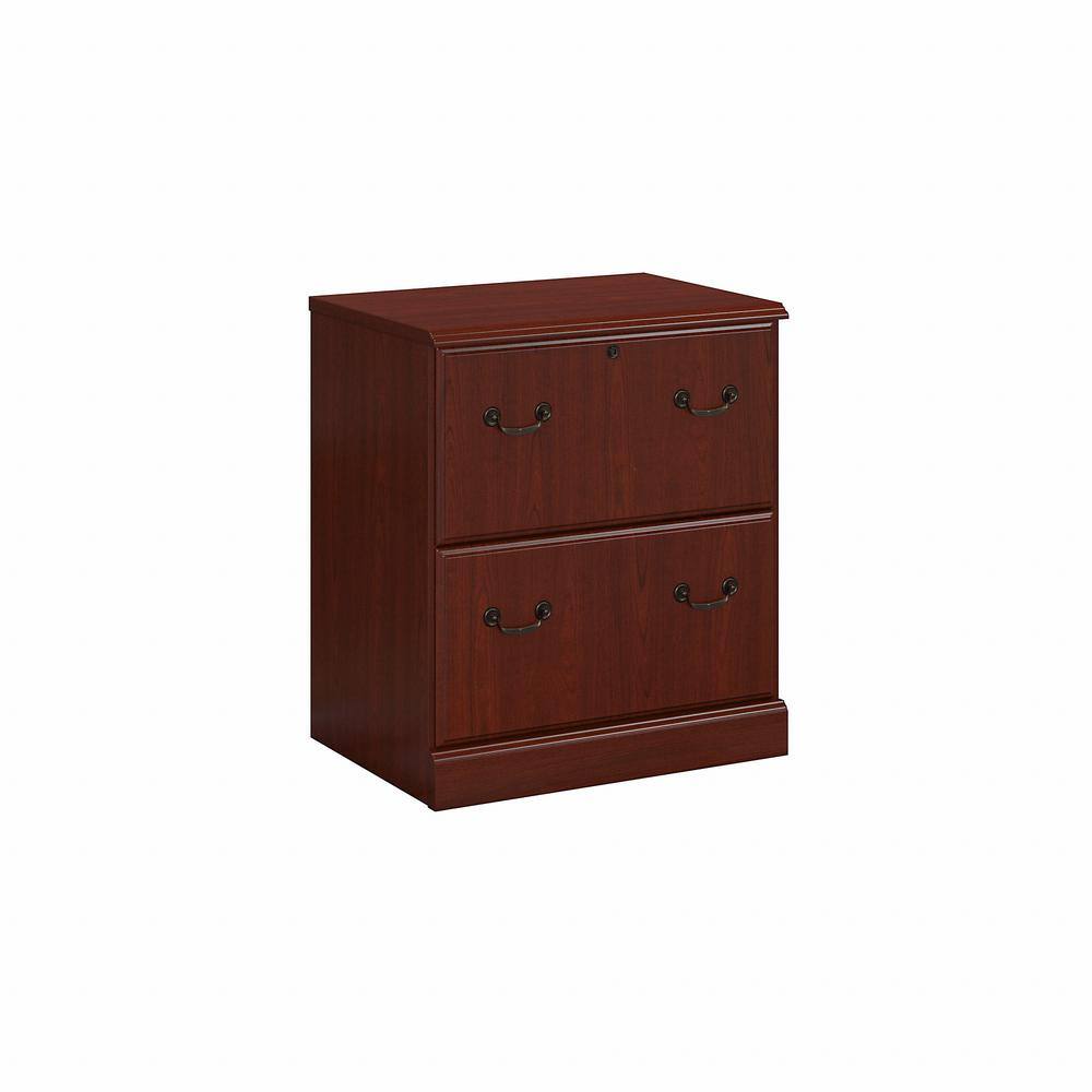 Harvest Cherry 2-Drawer Lockable Lateral File Cabinet