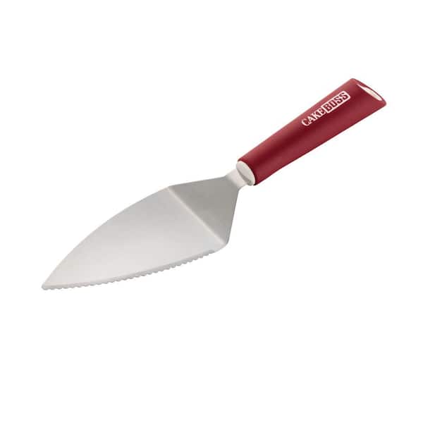 Cake Boss Stainless Steel Tools and Gadgets Cake Server in Red