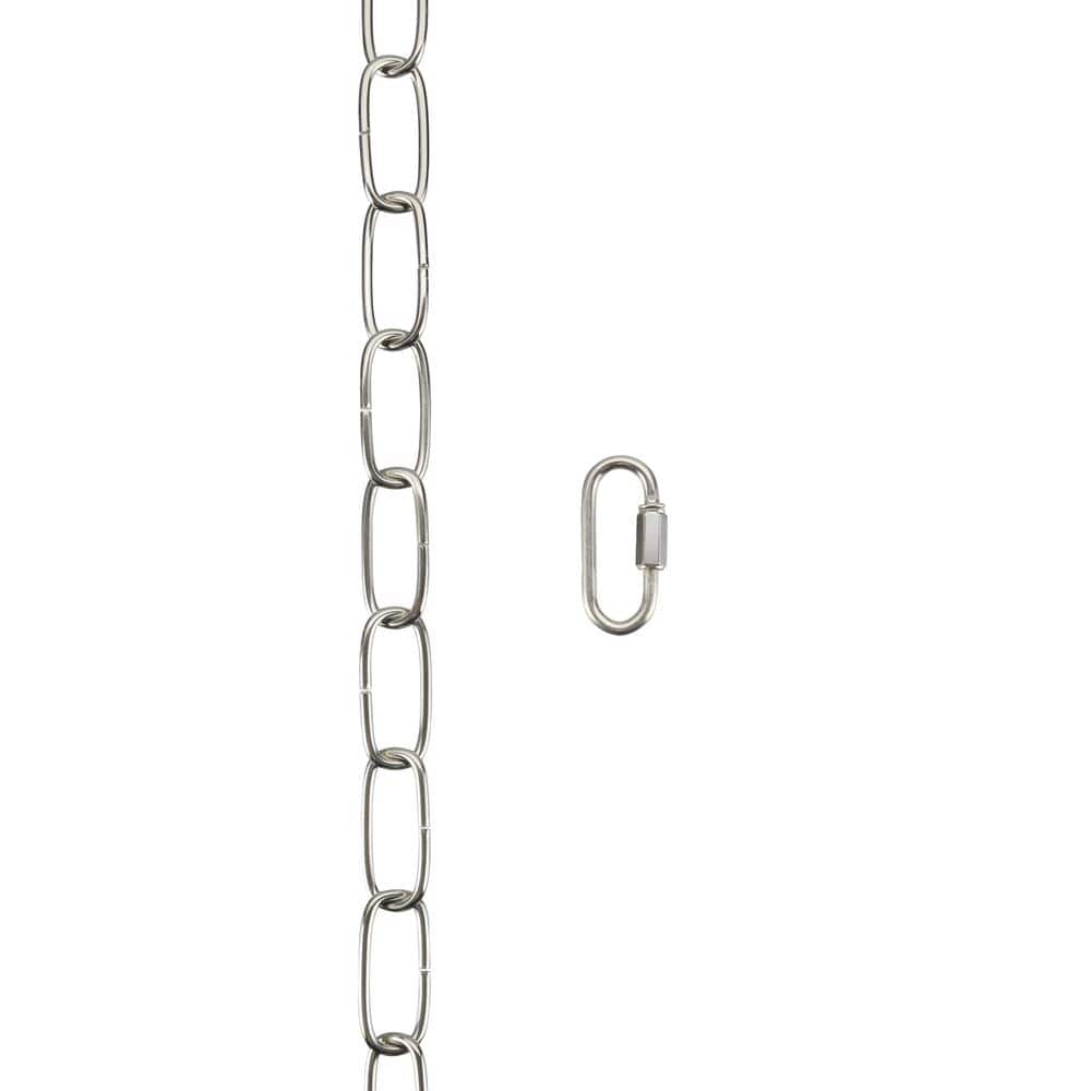 Chrome 6 Feet Heavy Duty Chain with Quick Link Connector