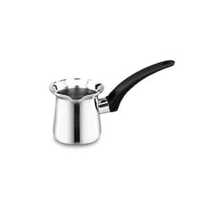 Orbit 6 oz. Stainless Steel Turkish Coffee Pot in Silver